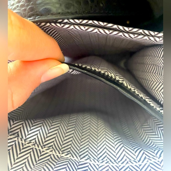 Isabelle Vegan Jewel-Top Satchel Bag with Crossbody Strap - Picture 8 of 9